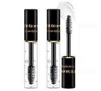 2PCS Clear Eyebrow Setting Gel Waterproof Eyebrow Gel Clear Brow Styling Clear Gel, Long Lasting Eyebrow Glue,Brow Gel Clear,Clear Eyebrow Gel for Natural Eyebrow Styling 24-Hour Brow Setter Brow Gel