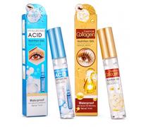 2PCS Clear Mascara Waterproof, Lash Primer, Collagen and Hyaluronic Acid