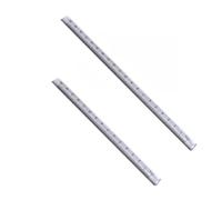 2Pcs Clear Triangular Rulers Set Measurement Tool 15cm 20cm Drawing Rulers for Student Architect Engineering Drafting Geometry Tools for Physics Experiment