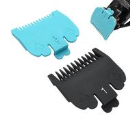 2pcs Clipper Guards for Wahl, Professional Hair Clipper Guide Combs Replacement Guards Attachment Compatible with Wahl Clippers 1.5mm 3mm (Black and Blue)