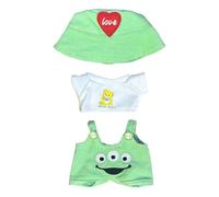 2Pcs Clothes for 17cm Doll, Anime Cosplay Dress for Doll, Cute Doll Outfit Accessories (Doll Not Included) (Alien)