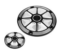 2Pcs CNC Aluminum Motorcycle Derby Cover Timing Timer Cover for Road King Softail Dyna