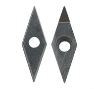 2Pcs CNC Carbide Tips Inserts Blade Cutter Lathe Turning Tool,PCD CBN Turning Insert,Indexable Milling Tools For Steel Semifinishing,VCMT16041103(VCMT110302 CBN)