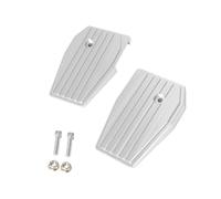 2pcs CNC Motorcycle Front Footrest Rider Driver Foot Rest Pegs Floorboards For Rebel 500 CMX 500 CMX300 2017-2022 Motorbike Foot Pegs(Silver)