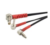 2PCS Coaxial Multi-core Diffuse Reflective Fiber M3M4M6 Elbow 90 Degree L-type Right Angle Optical Fiber Amplifier Probe(HRC620-TZ M6 2M)