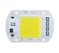 2Pcs COB LED Lamp Chip AC 110V 220V LED Bulb 10W 20W 30W 50W IP65 High Power Smart IC DIY Flood Light Bulb Spotlight Outdoor Chip Lamp,Cool White,30W 220V