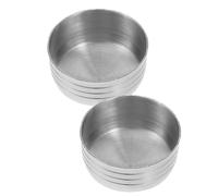 2pcs Cocktail Shaker Lids Stainless Steel Shaking Cup Lid Shaking Tumbler Covers