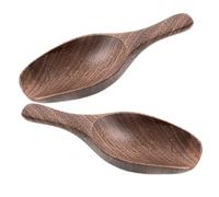 2pcs Coffee Bean Scoop 15ml Black Walnut Measuring Spoon
