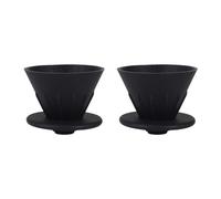 2Pcs Coffee Drippers, Collapsible Pour Over Coffee Makers Portable Cone Coffee Strainers with Cup Holder for Camping Outdoor Office Home Travel Picnic Backpacking