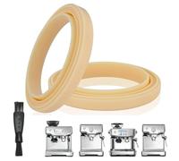2pcs Coffee Machine Brew Group Head Seal Gasket54mm Silicone Steam Ring Grouphead Gasket Replacement Part with Sage Barista Express BES875UK SES875BKS SES875 SES875BTR2GUK1