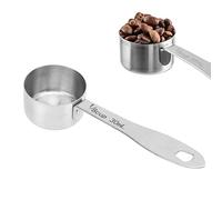2Pcs Coffee Scoop, 30ml Stainless Steel Coffee Measuring Spoon Tablespoon Measure Spoon with Long Handle for Espresso, Coffee Beans, Ground Coffee
