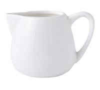 2pcs Coffeeware Ceramic Milk Jug White Handle Condiment Cup Coffee Froth Pull Sauce Western Restaurant Hotel Tableware for Making Latte Coffee Art(50ml)