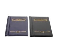 2pcs Coin Collecting Book with 120 Pockets, PU Cover for Collectors