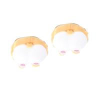 2pcs Coin Purse Corgi Zippered Coin Pouch Hello Key Butt Plush Purse for Little Girls Little Girl Purses Purse for Girls Animal Cartoon Pet Cute Bag Plush Stuffed Change Pouch