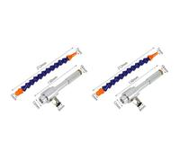 2Pcs Cold Air Gun with Flexible Tube, Aluminum Alloy Mechanical Process Mini Cold Air Dry Cooling Gun