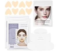 2PCS Collagen Face Mask & 24 PCS Wrinkle Patches Set - Anti-Aging 3D Gel Mask, V-Line Lifting Face Mask -Overnight Collagen Hydrating Mask for Tightening，Forehead Wrinkles & Smile Lines Repair