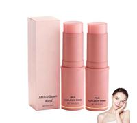 2PCS Collagen Wand, Collagen Stick for Face, CollagenStick Multi Balm Sticks, Wrinkle Bounce Multi BalmStick, Anti Wrinkles Moisturiser, Boosting Moisture Balm for Face Eye Lip Neck Wrinkles, 9gx2