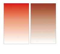 2pcs Color Gradients Photo Studio Photography Background Board Backdrops Still Life Products Shooting Accessories For Product(Orange)