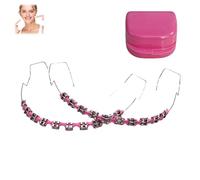 2PCS, Colorful Metal Bracket and Ligature Ties,Temporary Dental Fake Braces,Tooth Decoration with Metal Wires with Hook,Teeth Straightening Kit,Fake Braces,Braces Teeth,Teeth Aligner