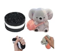2Pcs Colorful Squishy Toys Set, Fufu Taba Squishies Fidget Toy With Biscuits for Oreo and Koala, Cute Sensory Play Stress Toy Suitable for Children Adults Birthday Party Gifts