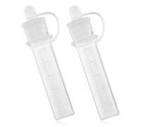 2PCS Colostrum Collectors, 5ml/1pk Colostrum Feeder Syringe Reusable Silicone Collection Breastfeeding Collector Leak-Proof Breast Milk Container Storage for Newborn Babies (Ready-to-Use Type)