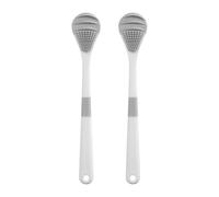 2Pcs Compact and Portable Tongue Scraper for Mouth Hygiene Enthusiasts Gentle Tongue Brush for Home Office Or Travel Use