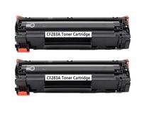2PCS Compatible 283A Toner Cartridge Replacement Compatible With CF283A 83A Compatible With Pro M125 M127 M127FN M126FN M125N