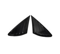2PCS Compatible For Ford Focus MK2 Hatchback 2005-2011 ABS Rear Window Louver Shutter Cover Side Vent Trim Windshield Car Accessories(Gloss Black)