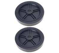 2Pcs Compressor Wheel Rollers Engineering Quiet NonOil Design Enhances Workspaces Maneuverability Air Compressor Wheel