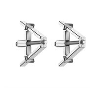 2PCS Concealed Junction Box Repair Device, Electrical Outlet Fixing Device with Support Rod, Back Box Repair Clip for 86/118 Type Wall Socket, Wall Box Repair Tools for Electricians