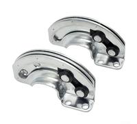 2PCS Concealed Sliding Hinge 90 Degree Limited Hinge Carbon Steel Cabinet Door Hinge for Interior Wood and Glass Doors, Silver(Left)