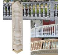 2Pcs Concrete Balustrade Mold for Pillars Balusters Molds Cement(Type 4) | Heavy Duty PVC Roman Column Mold Easy DIY Railing Patio Casting Tool Set for Garden Balcony Pool Park Fence Decoration
