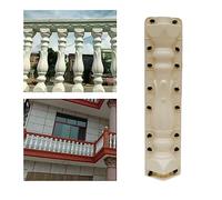2Pcs Concrete Balustrade Mold for Pillars Balusters Molds Cement(Type 7) | Heavy Duty PVC Roman Column Mold Easy DIY Railing Patio Casting Tool Set for Garden Balcony Pool Park Fence Decoration
