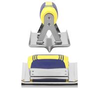 2Pcs Concrete Edging Trowel Stainless Steel Concrete Tools Set for Shaping Steps & Verges Rustproof Flat Finishing Trowel Plus Edger and Groover Set with Nonslip Handle(Set 2)