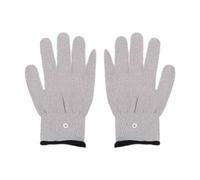 2pcs Conductive Electrotherapy Massage Electrode Gloves Relax Shock Wire Tens Hand Machine Tool Therapy Massager