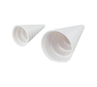 2PCS Cone Fibonacci Gardening Tool for Copper Wire Winding Fixture, PP Material Handheld Jig for Electric Gardening and Coils, Small & L(Small + Large)