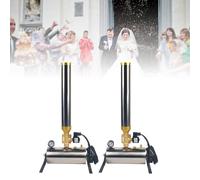 2Pcs Confetti Launcher Machine - Confetti Effect Machine Electric Confetti Cannon Machine with Remote Control for Weddding Disco Show Club Stage Party
