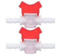 2Pcs Control Valve ABS Water Stop Controller Regulator Backup Safety Valve Fitting for Flows of Liquid (10MM Regulator)