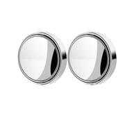 2Pcs Convex Mounted Auxiliary Rear-View Mirror 360 Degree Rotation Wide-Angle Round Frame Blind Spot Rear-View Mirror Blind Spot Mirrors