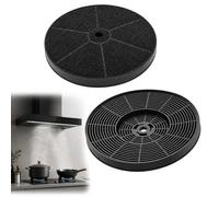 2Pcs Cooker Hood Carbon Charcoal Filter 175MM for CDA CCA52WH CHA15 SIA2