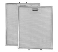2PCS Cooker Hood Filter Kit for Range Hood Vent and Extractor Fan 318 x 258mm Aluminum Mesh Grease Trap