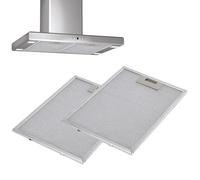 2pcs Cooker Hood Filter Replacement, Metal Grease Filter Universal Extractor Fan Filters, 5-Layer Aluminum Kitchen Cooker Hood Grease Filters Hoods for Most of Cookers Hoods 320x260mm(COLOR:silver)