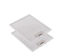 2pcs Cooker Hood Grease Filters Metal Aluminum Mesh Extractor Vent Filter 280x371x9MM Silver Range Hood Filter Kitchen Parts