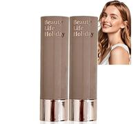 2PCS Cool Toned Contour Stick,Grey Cream Bronzer for Face,Waterproof & Long-Lasting Makeup Contour Tool,User-Friendly Contour Pen & Versatile Cream Contour,Makeup Conto/ur Tool & Co/ntour Set(2#)