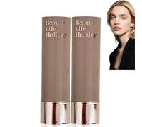2PCS Cool Toned Contour Stick,Grey Cream Bronzer for Face,Waterproof & Long-Lasting Makeup Contour Tool,User-Friendly Contour Pen & Versatile Cream Contour,Makeup Conto/ur Tool & Conto/ur Set(1#)