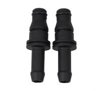 2PCS Coolant Hose Connector for Mercedes C230 S550 ABS Black | 2-piece set, black ABS material, direct OE replacement, fits C230 S550 models, prevents leaks