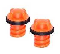 2pcs Cooler Drain Plugs Replacement Compatible with Yeti/Rtic Cooler 20 35 45 65 110 ,Small Drain Plugs with Leak-Proof Design, Orange