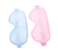 2Pcs Cooling Compress Eye Mask Hot Cold Therapy for Puffiness Eye Bags Headache Relief Reusable Bead Design for Skin Care Relaxation