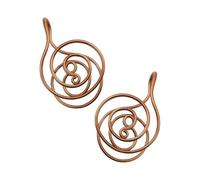 2PCS Cop/per Palm Ring,Hand Chain Bracelet with Ring,Spiral Hand Rings,Handmade Cop/per Cuffs & Rings for Women & Men,Adjustable Han/d R/ing Bracelet for Women & Men,Adjustable Design,Sturdy & Durable