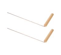 2pcs Copper and Wood Dowsing Rods Multi Use Divining Stick